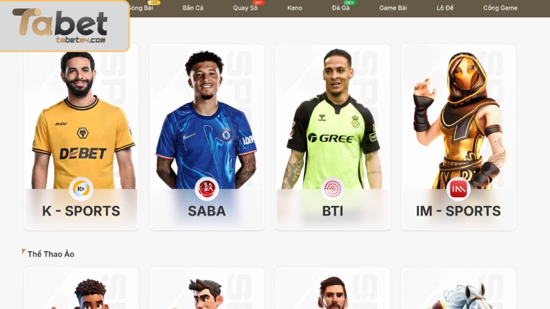 Cá cược thể thao đỉnh cao tại TABET