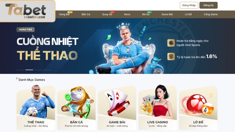 Những thông tin chung về nhà cái TABET