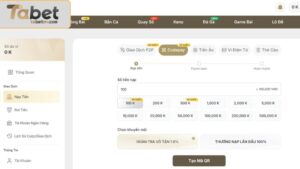 Hướng dẫn các bước nhận ưu đãi hoàn trả thể thao 1.6% TABET